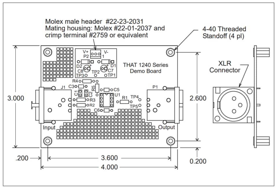 THAT Corporation THAT 1240 Series Demonstration Board